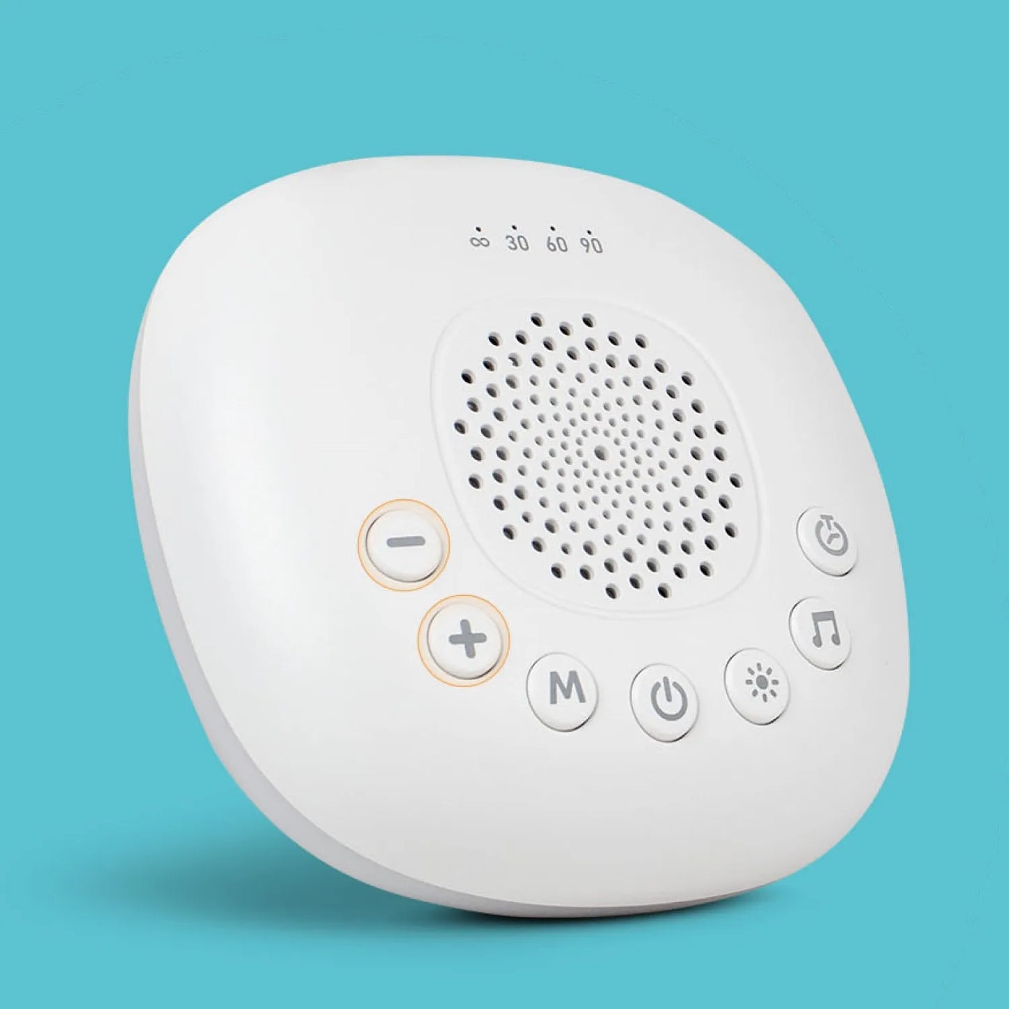 Portable White Noise Sound Machine & Night Light – 24 Soothing Sounds for Baby Sleep