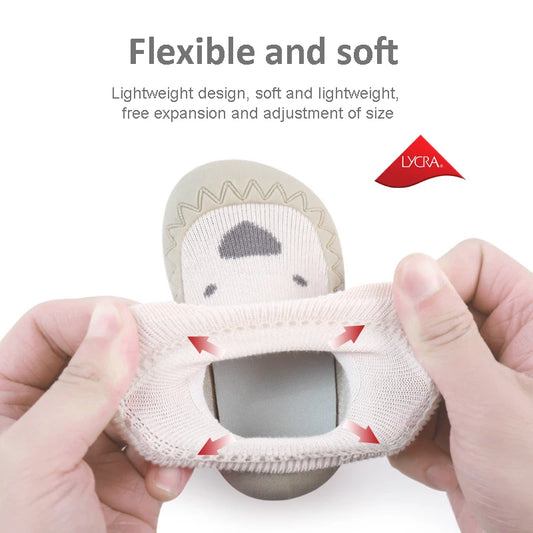 Soft Baby Floor Sock Shoes – Non-Slip Cartoon Crawling Shoes for Newborns & Toddlers