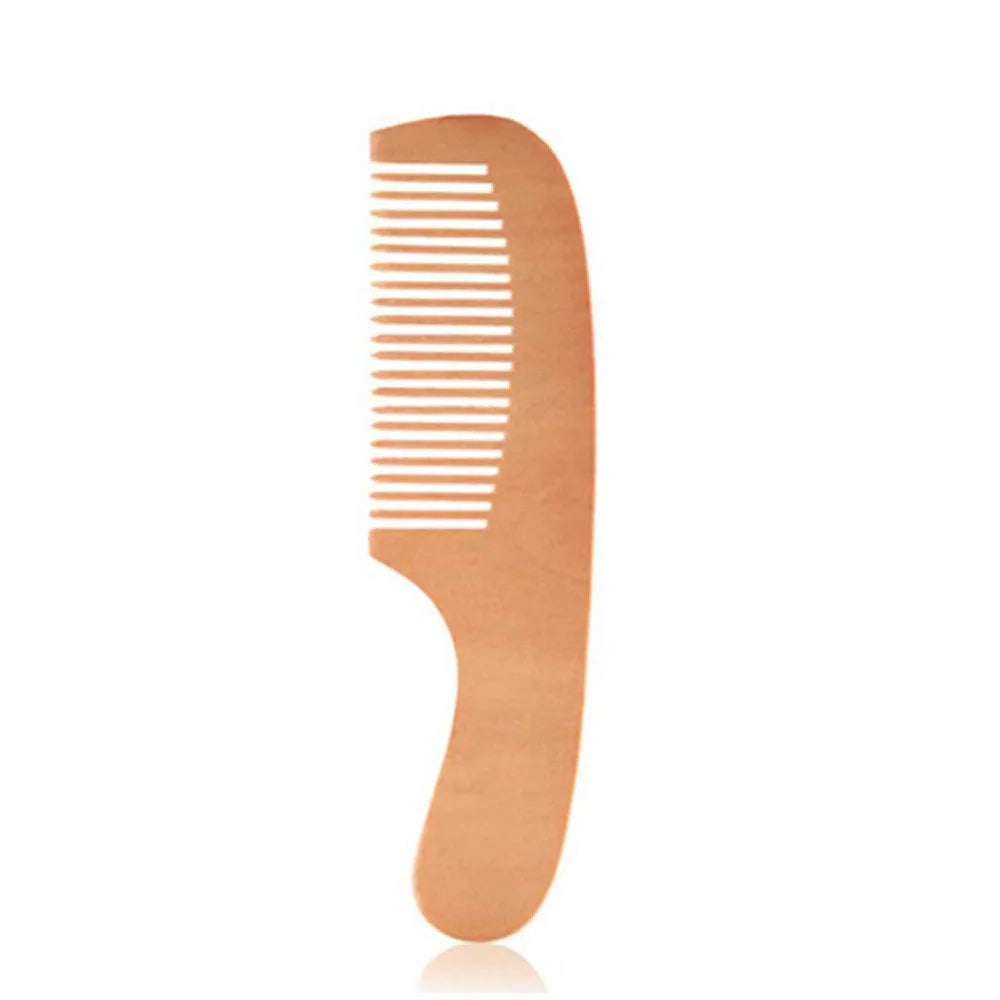 Baby Wool Brush & Wooden Comb Set โ Soft Newborn Hair Brush for Gentle Scalp Care