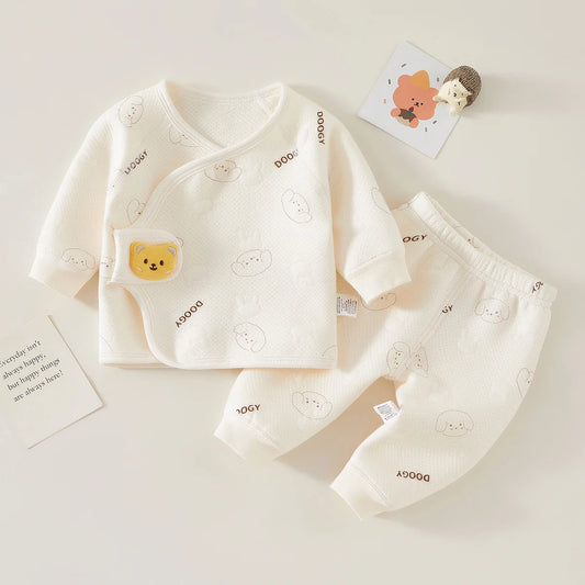 Baby Thermal Pajama Set – Soft Cotton Winter Sleepwear for Babies & Toddlers