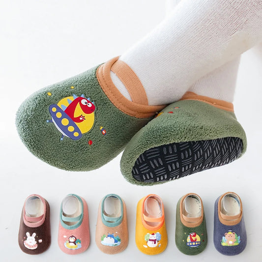 Adorable Animal Baby Non-Slip Socks – Breathable Cotton Floor Socks for Toddlers