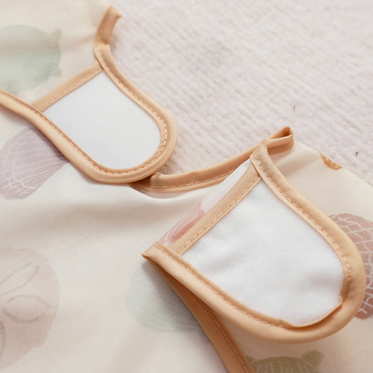 Elinfant Waterproof Long Sleeve Baby Bib – Easy Clean Feeding Smock for Toddlers