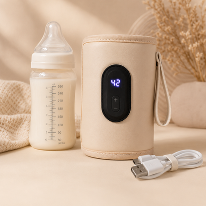 Portable USB Baby Bottle Warmer – Travel Milk Heater for Car & On-The-Go Feeding