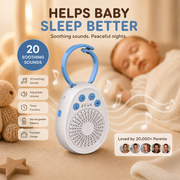 Portable White Noise Machine – 20 Soothing Sounds for Baby Sleep, Travel & Nursery