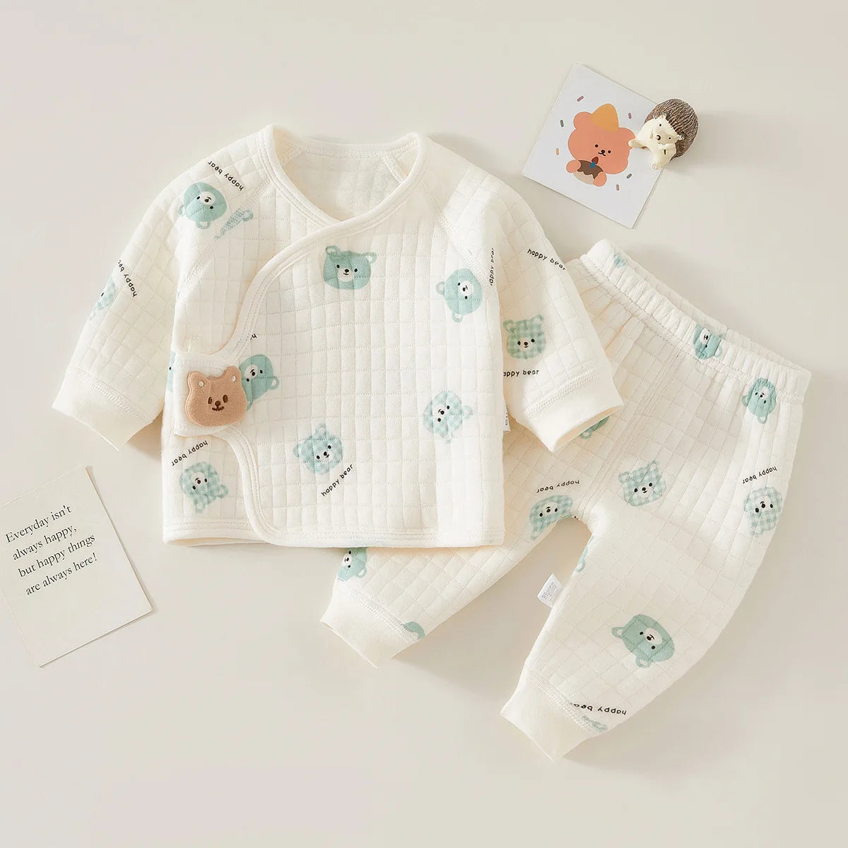 Baby Thermal Pajama Set – Soft Cotton Winter Sleepwear for Babies & Toddlers
