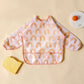 Elinfant Waterproof Long Sleeve Baby Bib – Easy Clean Feeding Smock for Toddlers