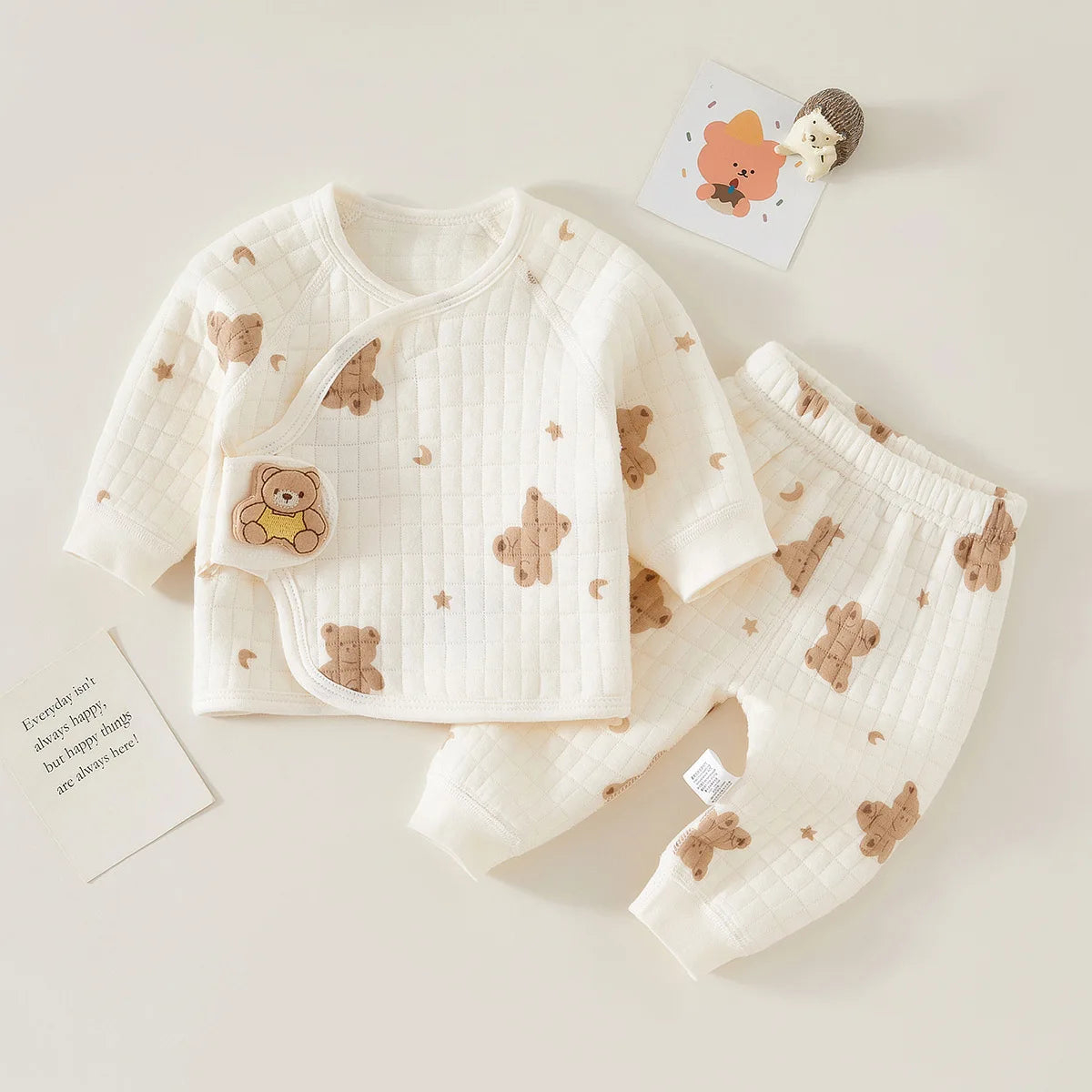 Baby Thermal Pajama Set – Soft Cotton Winter Sleepwear for Babies & Toddlers
