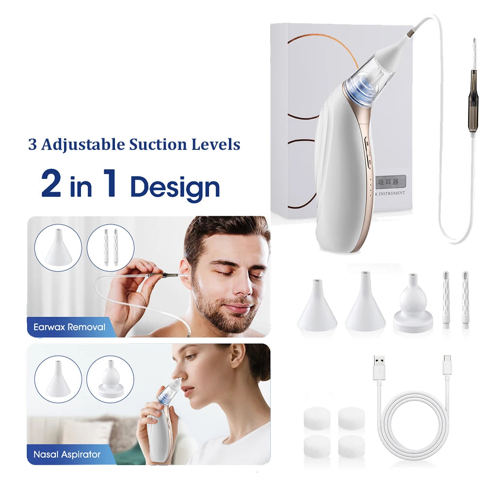 Electric Baby Nasal Aspirator – 9-Speed Gentle Nose Cleaner for Newborns & Infants
