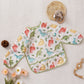 Elinfant Waterproof Long Sleeve Baby Bib – Easy Clean Feeding Smock for Toddlers