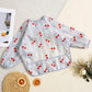 Elinfant Waterproof Long Sleeve Baby Bib – Easy Clean Feeding Smock for Toddlers