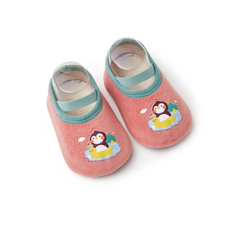 Adorable Animal Baby Non-Slip Socks – Breathable Cotton Floor Socks for Toddlers