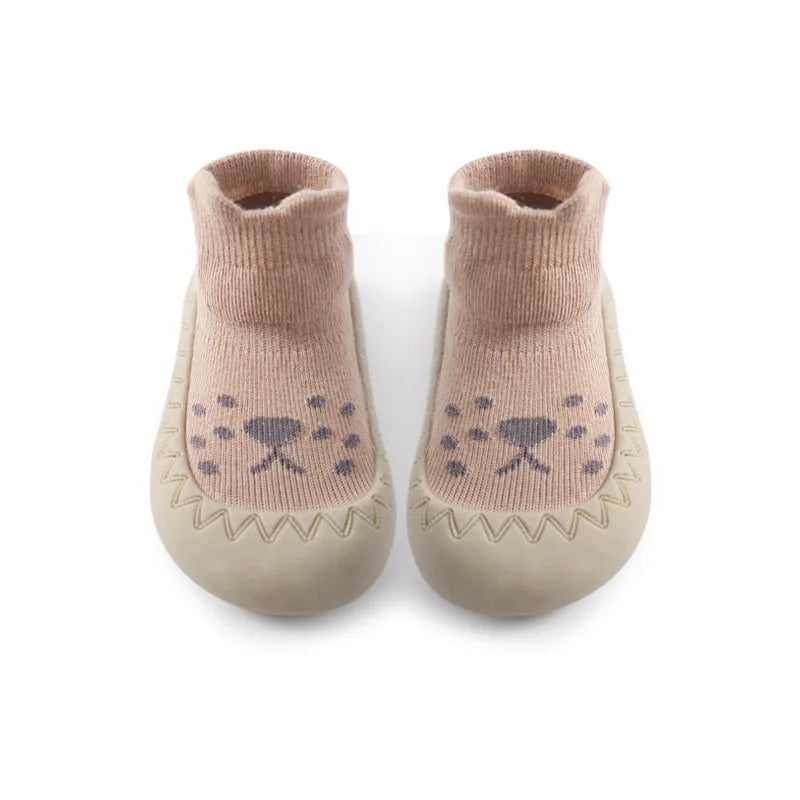 Soft Baby Floor Sock Shoes – Non-Slip Cartoon Crawling Shoes for Newborns & Toddlers