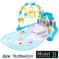 Baby Kick & Play Piano Gym Mat – Musical Activity Play Gym for Newborns & Toddlers
