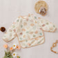 Elinfant Waterproof Long Sleeve Baby Bib – Easy Clean Feeding Smock for Toddlers