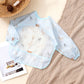 Elinfant Waterproof Long Sleeve Baby Bib – Easy Clean Feeding Smock for Toddlers
