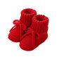 Adorable Baby Bow Knit Sock Shoes – Soft Cotton Crawling Shoes for 0–12 Months