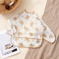 Elinfant Waterproof Long Sleeve Baby Bib – Easy Clean Feeding Smock for Toddlers