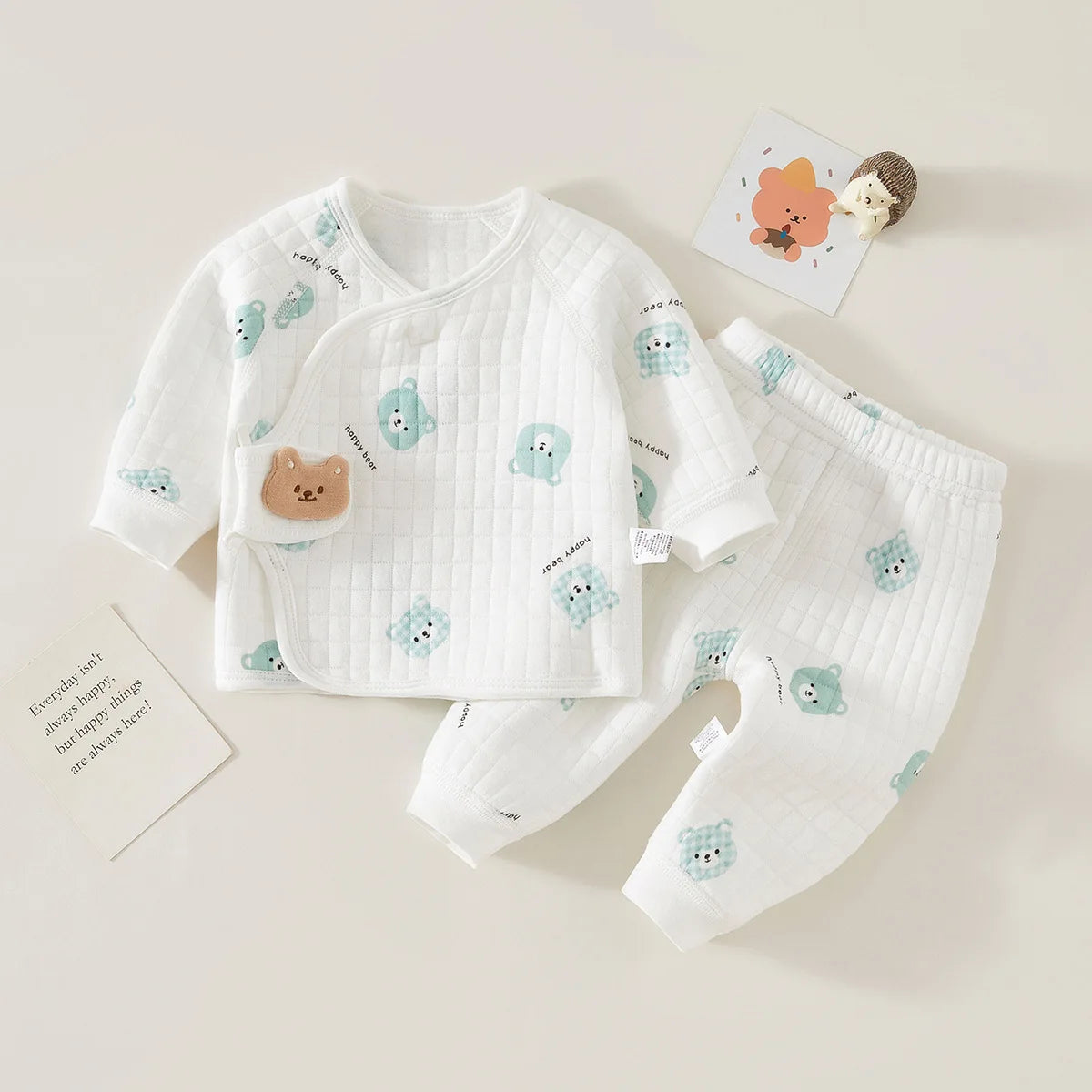 Baby Thermal Pajama Set – Soft Cotton Winter Sleepwear for Babies & Toddlers