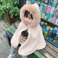 Baby Girl Faux Fur Hooded Cape – Warm Princess Winter Cloak for Toddlers & Kids