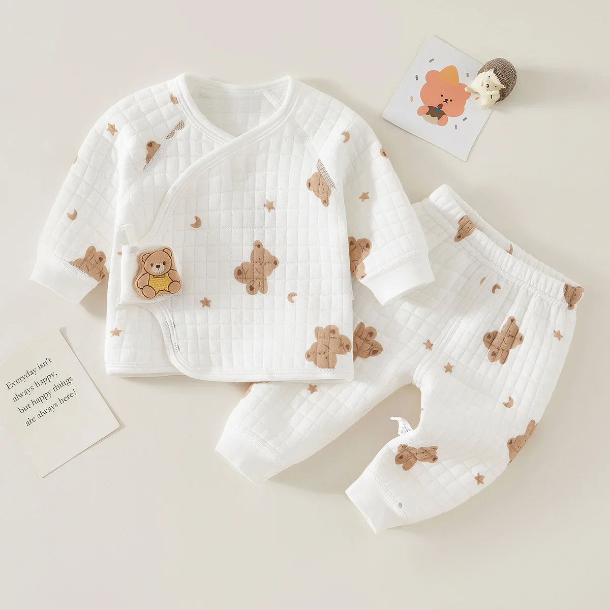 Baby Thermal Pajama Set – Soft Cotton Winter Sleepwear for Babies & Toddlers