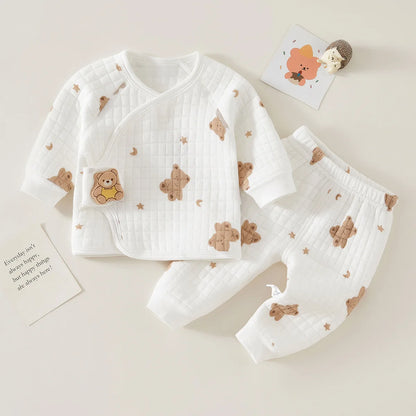 Baby Thermal Pajama Set – Soft Cotton Winter Sleepwear for Babies & Toddlers