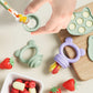 Silicone Baby Fruit Feeder & Freezer Tray Set – Self Feeding Pacifier for Fresh Food & Breastmilk Popsicles
