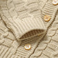 Newborn Knitted Sweater Romper Set – Warm Baby Jacket, Hat & Romper Outfit
