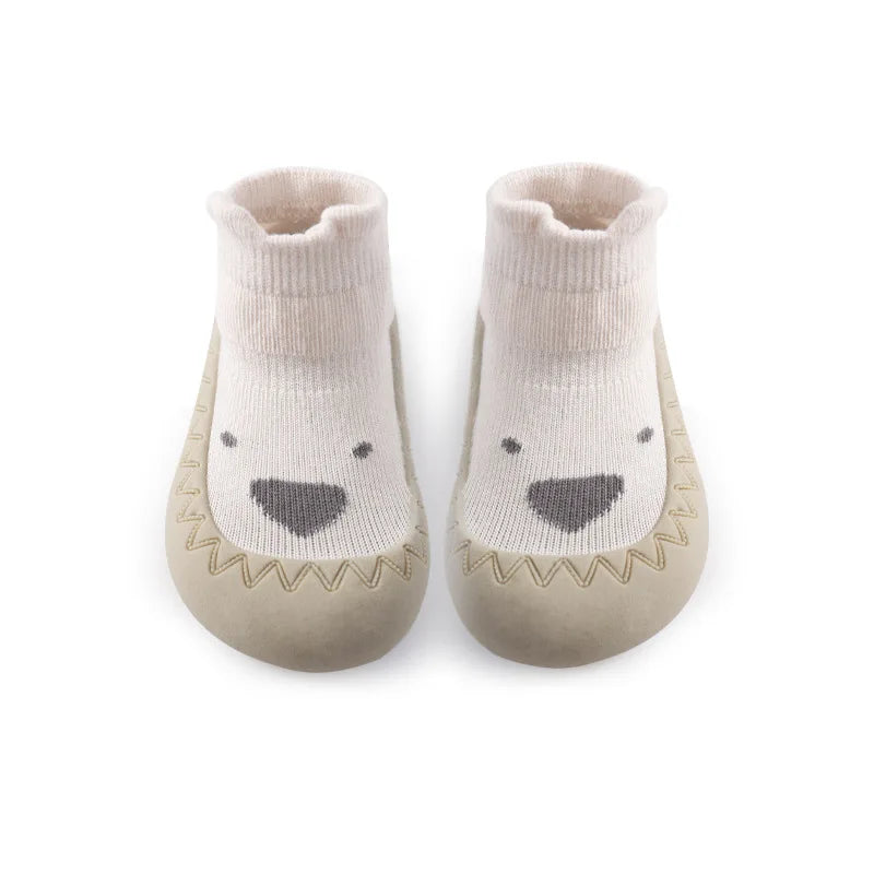 Soft Baby Floor Sock Shoes – Non-Slip Cartoon Crawling Shoes for Newborns & Toddlers