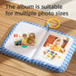 Soft Baby Photo Album Book – First Year Memory Book with Safe Mirror for Babies & Toddlers