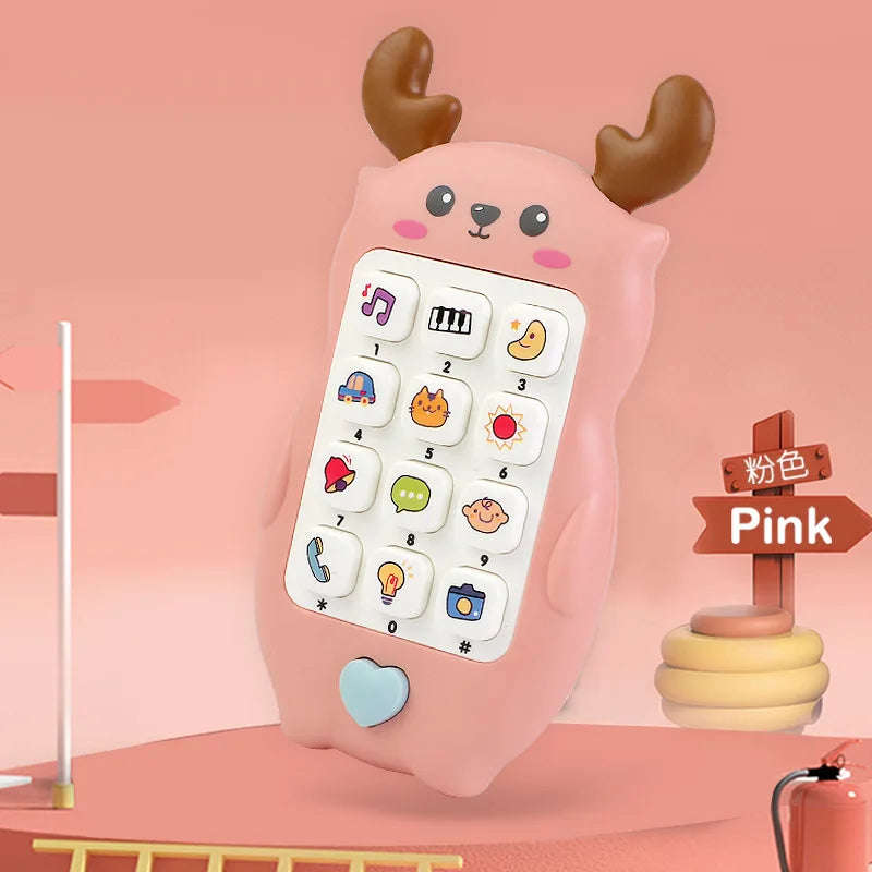 Baby Music Phone Toy with Teether – Early Learning Sound Telephone for Infants & Toddlers