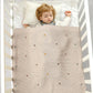 Ultra-Soft Cotton Baby Blanket – Knitted Muslin Swaddle Wrap for Newborns