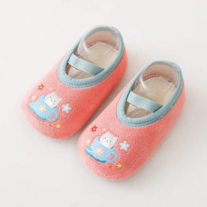 Adorable Animal Baby Non-Slip Socks – Breathable Cotton Floor Socks for Toddlers