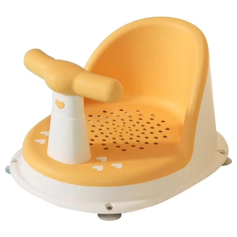 Baby Bath Support Seat – Soft Newborn Bathing Stool with Temperature-Sensitive Design