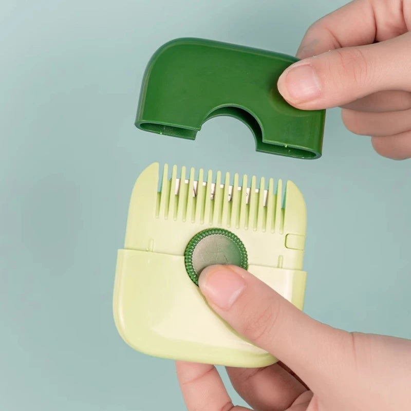 2-in-1 Baby Hair Trimmer Comb – Manual Hair Cutting Razor Comb for Gentle Grooming