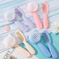 2-Piece Baby Hair Brush & Comb Set – Soft Nylon Newborn Scalp Massage Grooming Kit