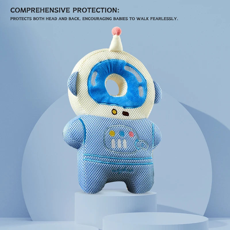 Baby Head Protection Pillow Backpack – Soft Anti-Fall Cushion for Crawling & Walking Toddlers