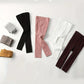 Baby Ribbed Tights – Warm Cotton Blend Toddler Leggings for Girls