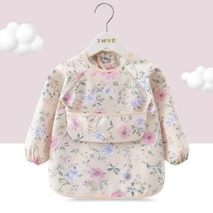 Waterproof Long Sleeve Baby Bib – Mess-Free Feeding Smock