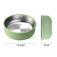 Silicone Suction Baby Bowl with Detachable Stainless Steel Bowl – Infant Feeding Tableware