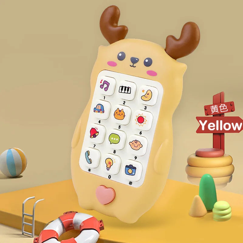 Baby Music Phone Toy with Teether – Early Learning Sound Telephone for Infants & Toddlers