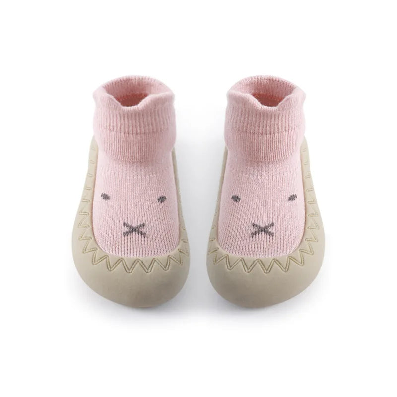 Soft Baby Floor Sock Shoes – Non-Slip Cartoon Crawling Shoes for Newborns & Toddlers