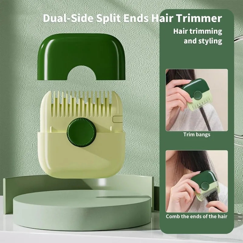 2-in-1 Baby Hair Trimmer Comb – Manual Hair Cutting Razor Comb for Gentle Grooming