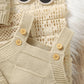 Newborn Knitted Sweater Romper Set – Warm Baby Jacket, Hat & Romper Outfit