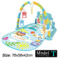 Baby Kick & Play Piano Gym Mat – Musical Activity Play Gym for Newborns & Toddlers