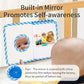 Soft Baby Photo Album Book – First Year Memory Book with Safe Mirror for Babies & Toddlers