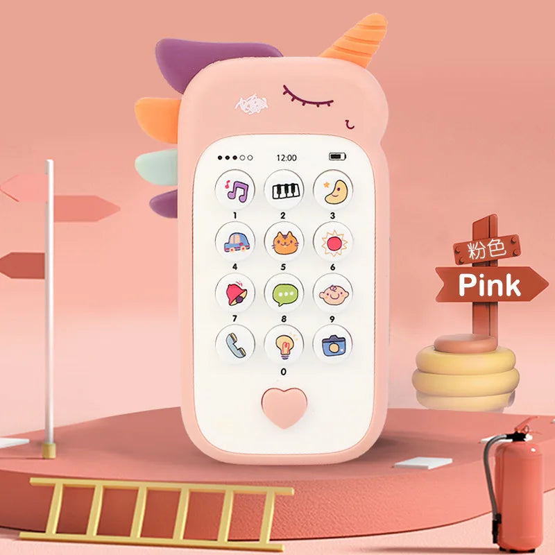Baby Music Phone Toy with Teether – Early Learning Sound Telephone for Infants & Toddlers