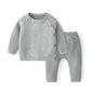 Cotton Baby Knitted Sweater Set – Newborn Top & Pants Clothing Set