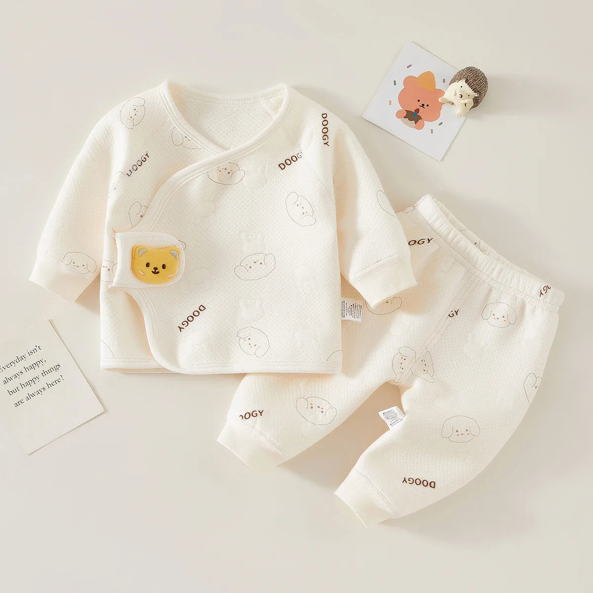 Baby Thermal Pajama Set – Soft Cotton Winter Sleepwear for Babies & Toddlers