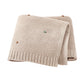 Ultra-Soft Cotton Baby Blanket – Knitted Muslin Swaddle Wrap for Newborns