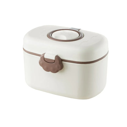 Portable Baby Milk Powder Container – Double Layer Formula & Snack Storage Box